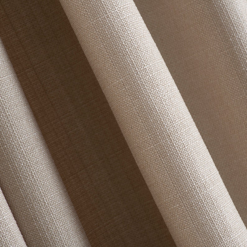 Tab Top Linen Curtain, 31 Color Options, Livingroom Linen Drapes, Curtains For Grommet, Backtab and Rod Pocket. image 2