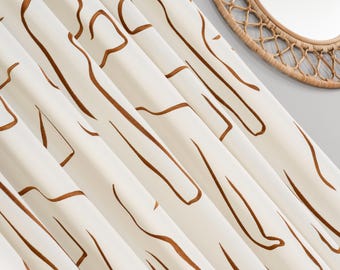 100% Blackout Extra Wide Embroidered Linen Curtains, 3 Colors, Living Room, Bedroom Drapes, Pinch Pleat, Grommet, Rod Pocket, Hooks & Rings.