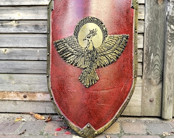 LARP Goldenes Phoenix Schild 50 x 70 cm