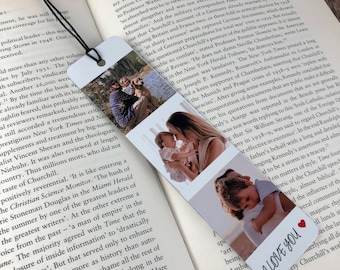 Personalised Photo Bookmark, Valentines Gift Her, Anniversary Gift, Keepsake Gift For Him, Mum Dad Gift, Birthday Gift Bestie, Wedding Gift