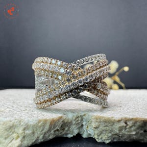 Lab Grown Diamond Eternity band  for women and Personalised metals For Ring, Eternity Matching  Band diamond ring, Promis Ring  For Her