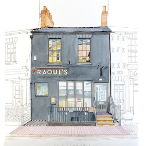 Raoul's Bar and Liquor Store, Jericho, Oxford, UK. A3 and A4 giclée prints available.