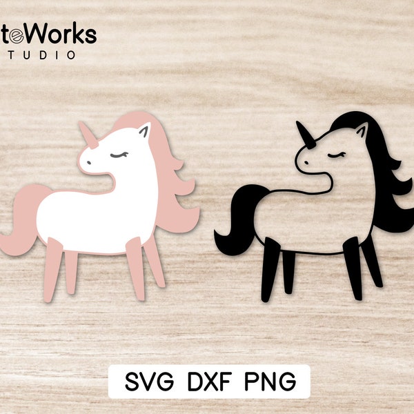 Unicorn SVG Plotterdatei - unicorn silhouette - Einhorn Silhouette - Cricut file PNG DXF -  Schnittdateien, Plotter File, Plott File