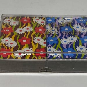 Cartes à jouer vintage florales - Double Deck - Goldcrest - Grand magasin Ogilvy's - Canada