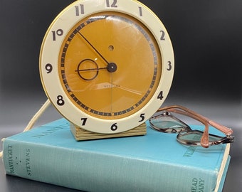 Rare Westclox "Pittsfield" Art Deco Electric Alarm Clock 1936 - Made in Canada