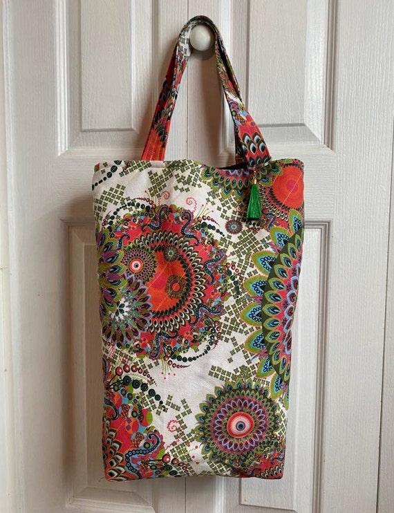 Boho canvas hotsell bag