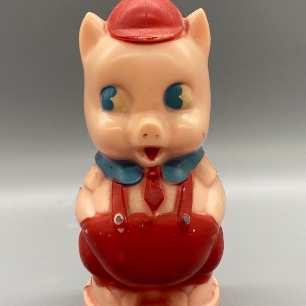 Vintage "Porky The Pig" - Coin Bank -  Reliable Toys - 2 Colours to Choose From - 1960s