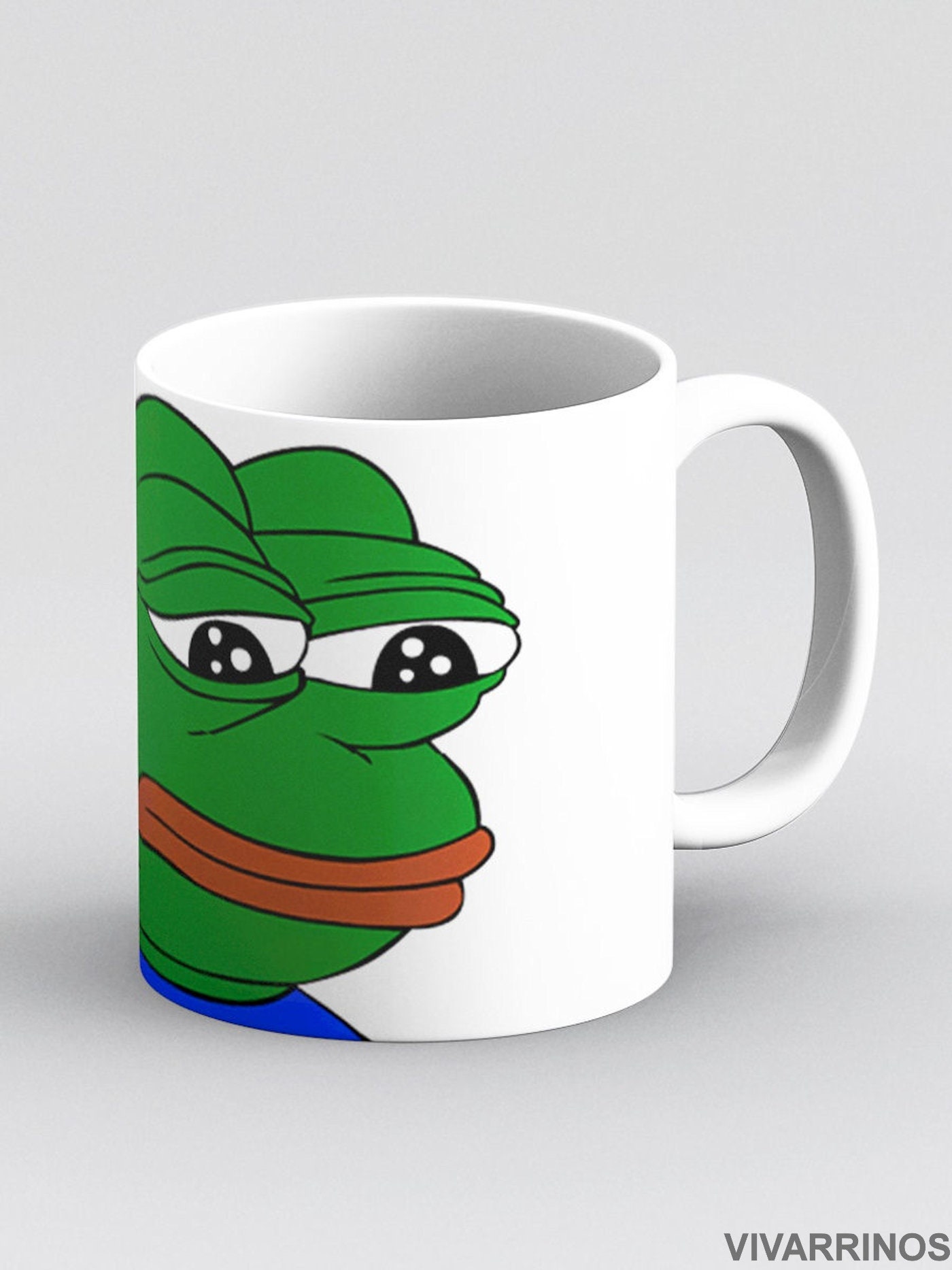 Pepega Mug Twitch BTTV Emote Mug Pepe the Frog Mug Feels