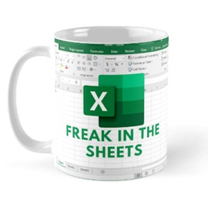 The Excel Super Shortcuts Mug - There is no Alternative – Excel Mug