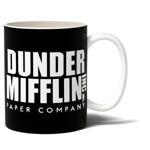  Geeboomee The Office TV Dunder Mifflin Paper Company - Camiseta  de manga corta para mujer, cuello redondo, talla grande, XL : Ropa, Zapatos  y Joyería