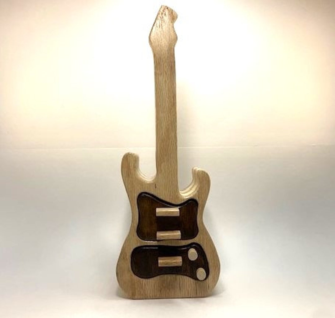 Guitar Bandsaw Box, Bandsaw Box, Jewelry Box, Stash Box, Keepsake Box