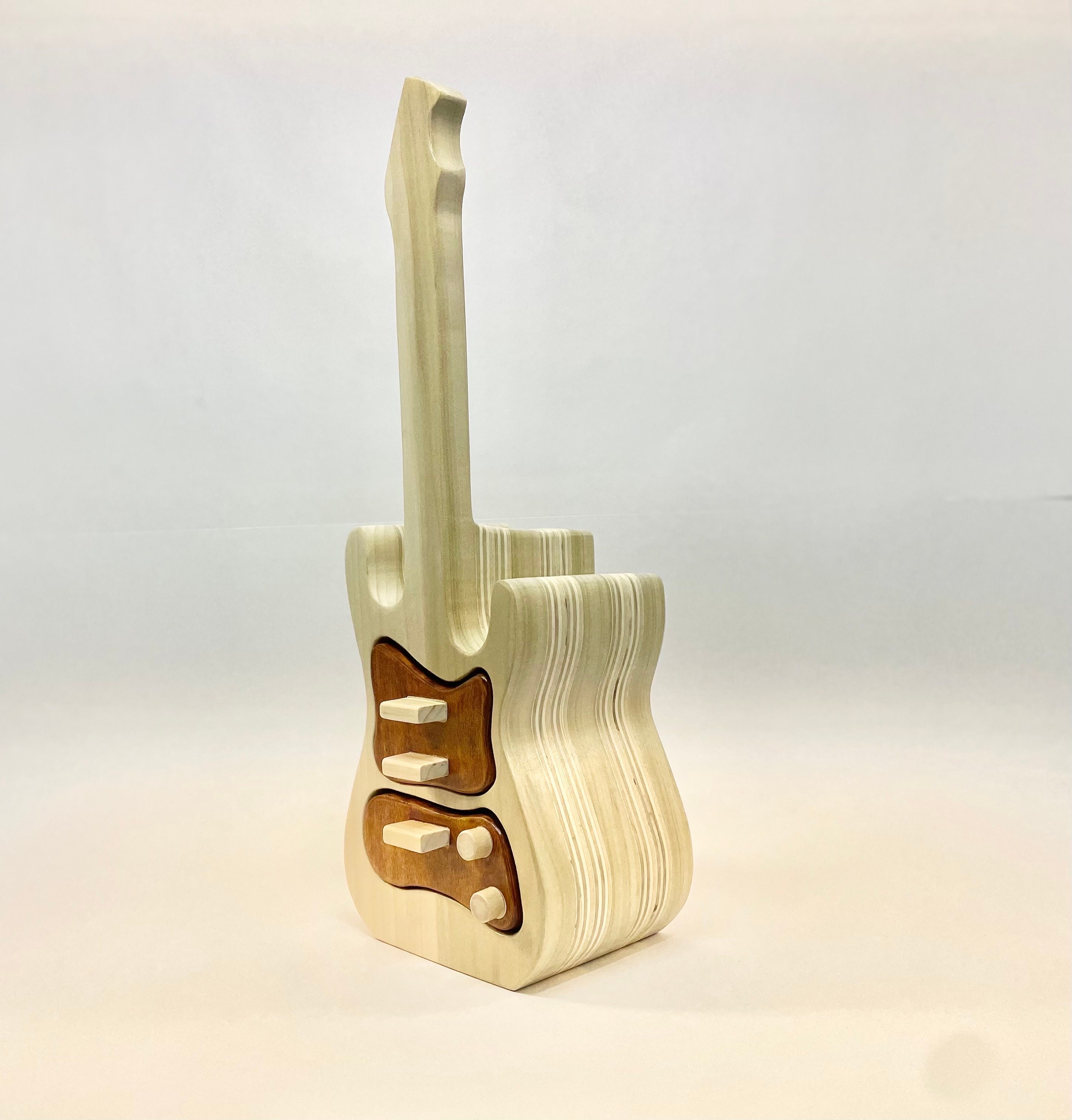 Guitar Bandsaw Box, Bandsaw Box, Jewelry Box, Stash Box, Keepsake Box