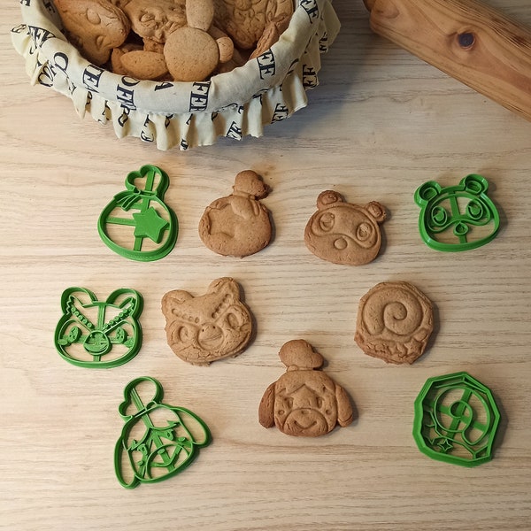 Animal Crossing - Moldes de galletas