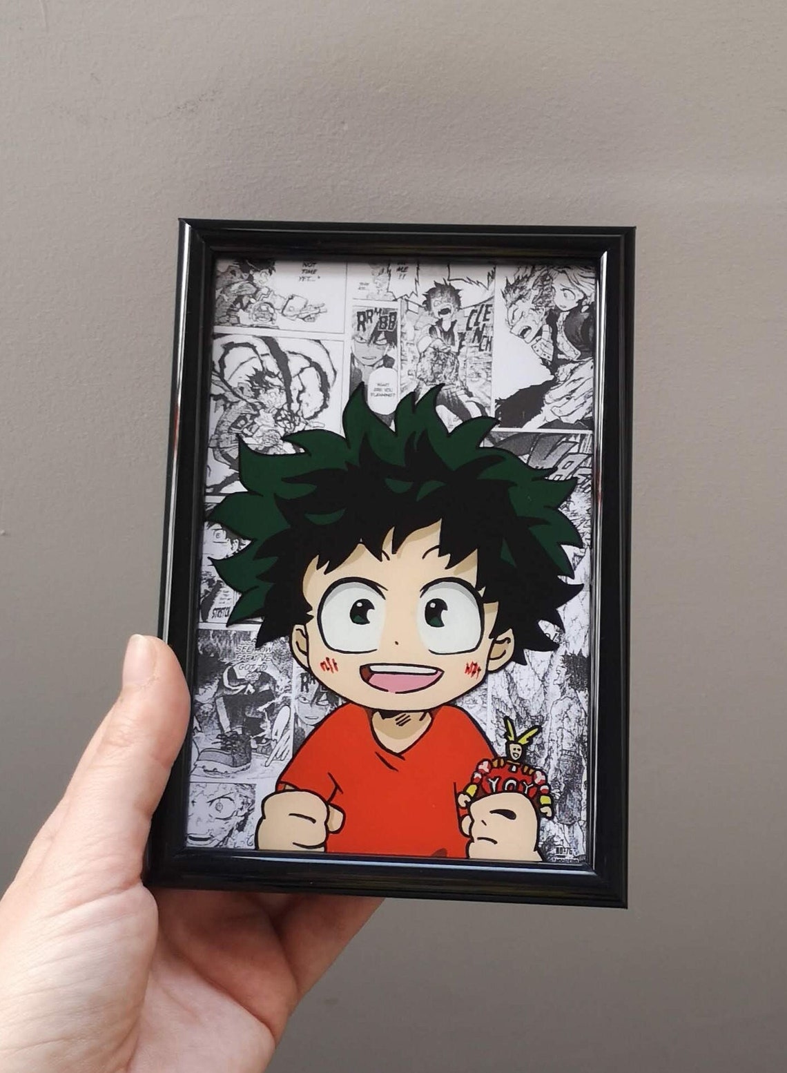 Deek Glass Painting / Mido Glass Painting / Anime / Cartoon / Etsy