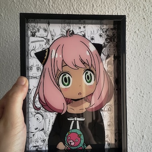 Glass Painting / Painting on Glass / Anime / Cartoon / Pop Art / Gift / Gift / Art / Art