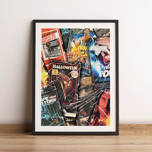 John Carpenter Poster | Horror Movie Poster | Movie Poster | John Carpenter | VHS poster | VHS Movie Poster