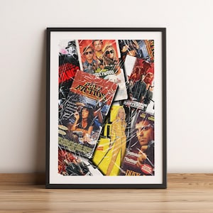 Quinton Tarantino Poster | Horror Movie Poster | Movie Poster | Quinton Tarantino | VHS poster | VHS Movie Poster | Tarantino Poster