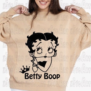 Betty Boop Svg, Betty Boop Png, Betty Boop, Betty Boop Mug, Black Betty Boop, Cartoon Svg, Archivos Svg para cricut, Archivos Svg digitales