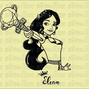 Princess Elena Svg, Elena of Avolor Digital Download, Cricut File for Cutting Machine, Digital Download Printanble svg, Elena Svg File