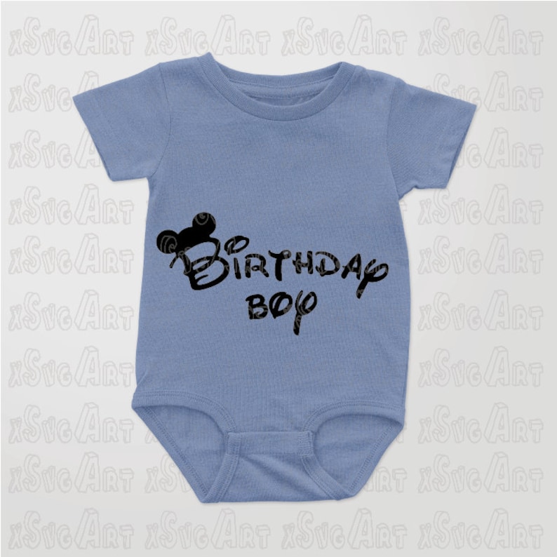 Mickey Mouse Birthday Boy Svg, Mickey Mouse Svg, Svg File for Cricut ...