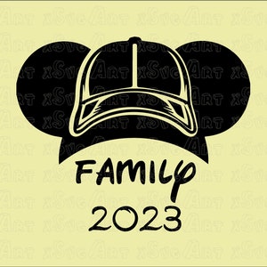 Mickey Ears Cap Svg Files, Vintage Mickey Printable Vectorel Svg File, Mickey Mouse 2023 Design Svg, Svg Files Mickey 2023