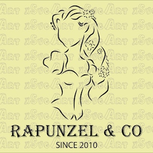 Rapunzel Svg, Princess Svg Rapunzel, Tshirt Design, Shirt Digital Iron On Silhouette Cricut, Digital Download, Vinyl Cut, Svg for Cricut