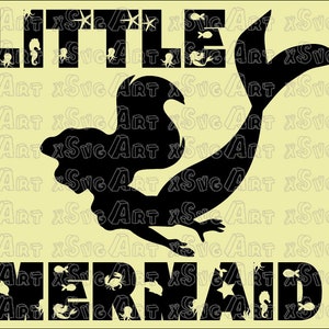 Ariel Svg, Ariel Little Mermaid Digital Download, Cricut File for Cutting Machine, Digital Download Printanble svg, Little Mermaid Svg
