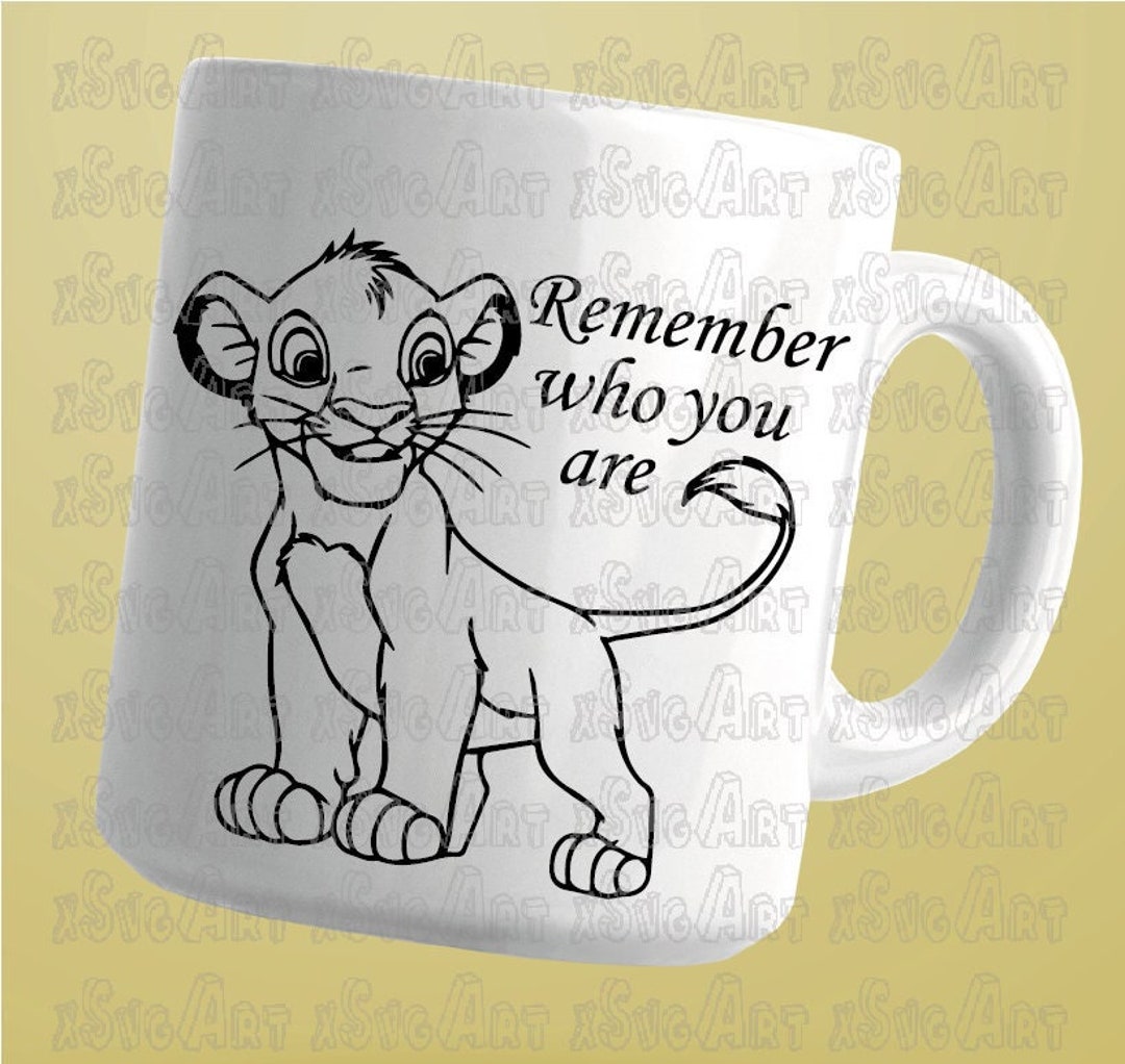 Keramik-Kaffeetasse „König Der Löwen“ – 325 Ml Mit Holz-Untersetzer, Geschenkset Hakuna Matata