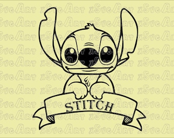 Stitch Svg, Lilo and Stitch Svg, Stitch Png, Stitch Clipart, Lilo and Stitch, Stitch Hallowen, Cricut Cartoon Svg Files, Cute Stitch Svg