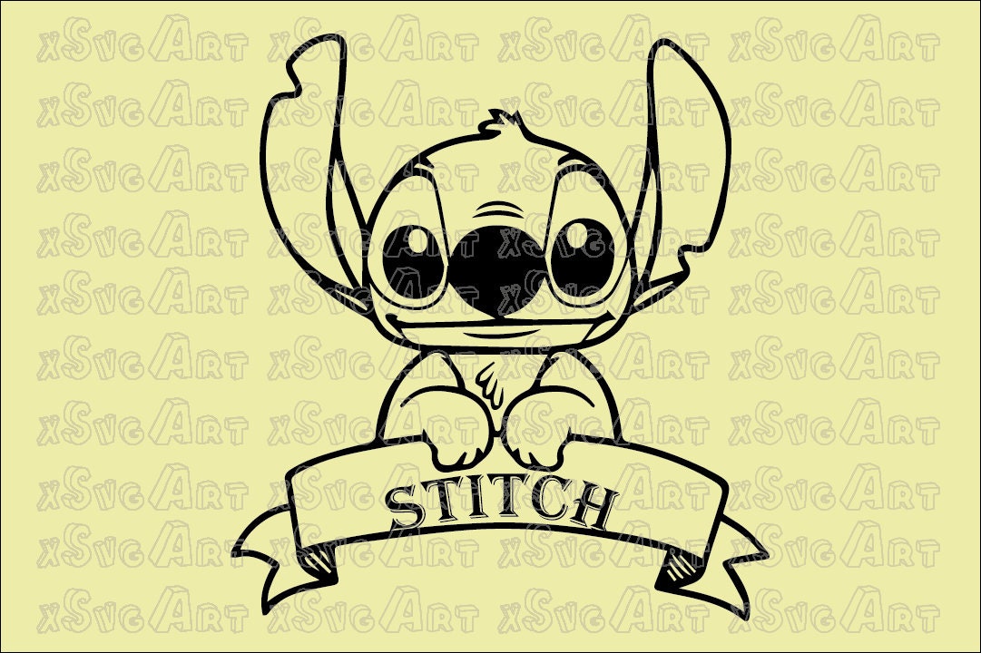 HOW TO DRAW STITCH KAWAII 