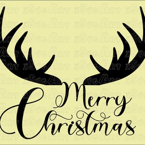 Merry Christmas Svg Vectorel, Rentier Svg, Weihnachten Svg, Weihnachten Svg, Weihnachten Svg, Sofort Download