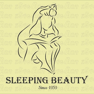 Sleeping Beauty Svg, Sleeping Beauty Vector, Princess Svg, Princess Sleeping Beauty Digital Printable File, Digital Download, Vinly Cut