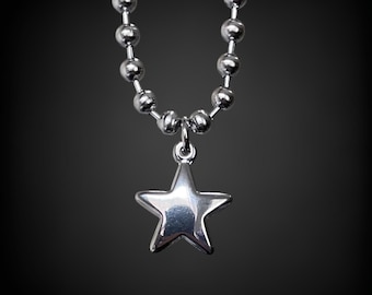 Stainless Steel Star Necklace
