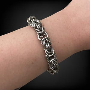 Chainmail bracelet - stainless steel chain link bracelet- chainmaille