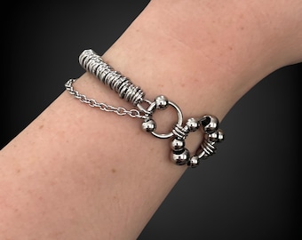 Pulsera de acero inoxidable - longitud ajustable