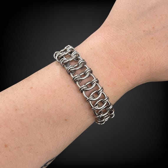 Handmade Stainless Steel Chainmail Bracelet