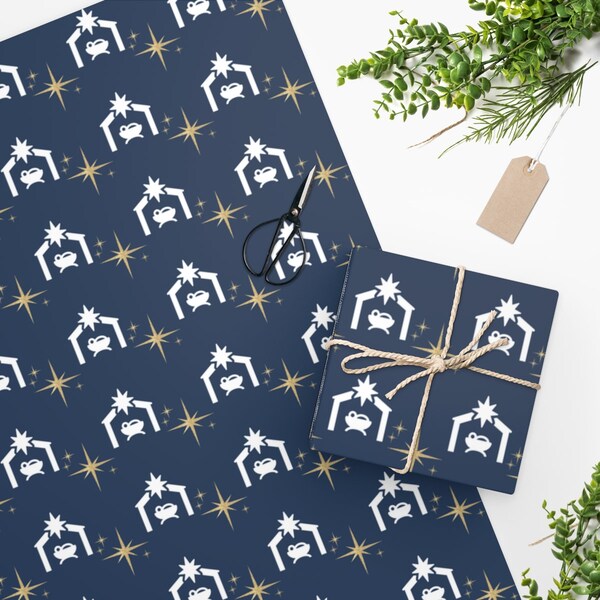 Religious Wrapping Paper Etsy