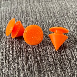 Croc Spike Charms/Jibbitz. 28 Spikes, 100% Custom Design Orange