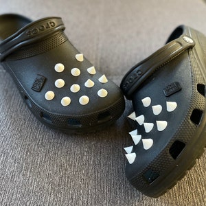 Croc Spike Charms/Jibbitz. 28 Spikes, 100% Custom Design White