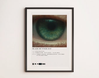 Blade Runner 2049 Minimal Wall Art Printable | Sci-Fi Movie Poster | Digital Download Room Decor