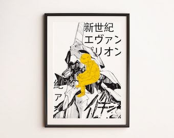 Neon Genesis Evangelion Digital Poster Design