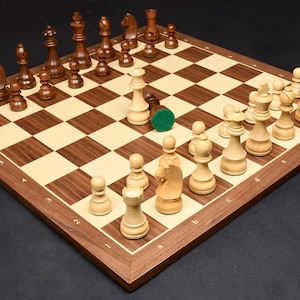 Premium Classic Tournament Chess Set with Precious Wooden Chess Pieces