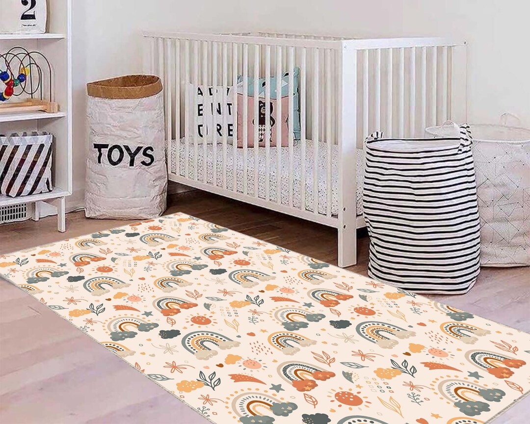 Rainbow Runner Kids Room Runner Kids Rug Nursery Runner - Etsy