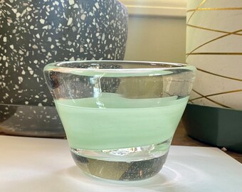 Sassy handblown glass dish