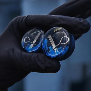 Handmade Epoxy Resin Ear Plugs: Tattoo Needle Design (6-100mm)