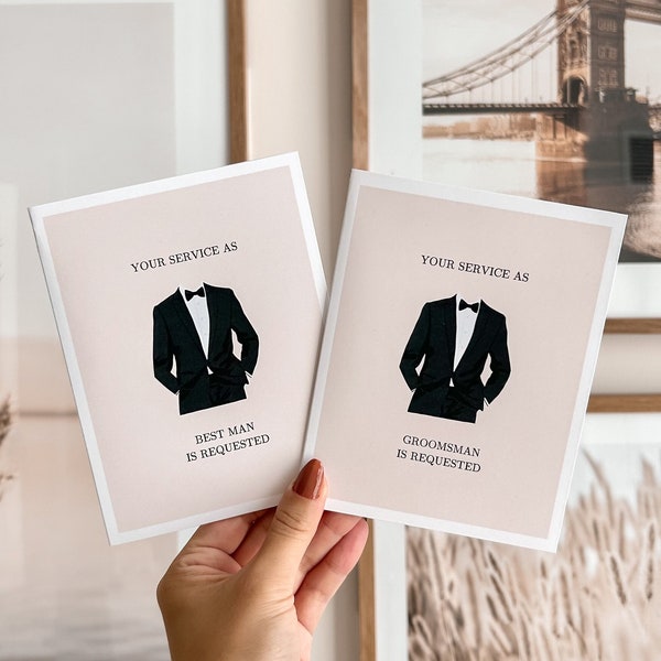 Hochzeit Party Vorschlag Karte | Willst du mein Groomsman/Best Man sein Karte, Hochzeitsfeier, Hochzeitstag, Hochzeitsgeschenke, Heiratsantrag