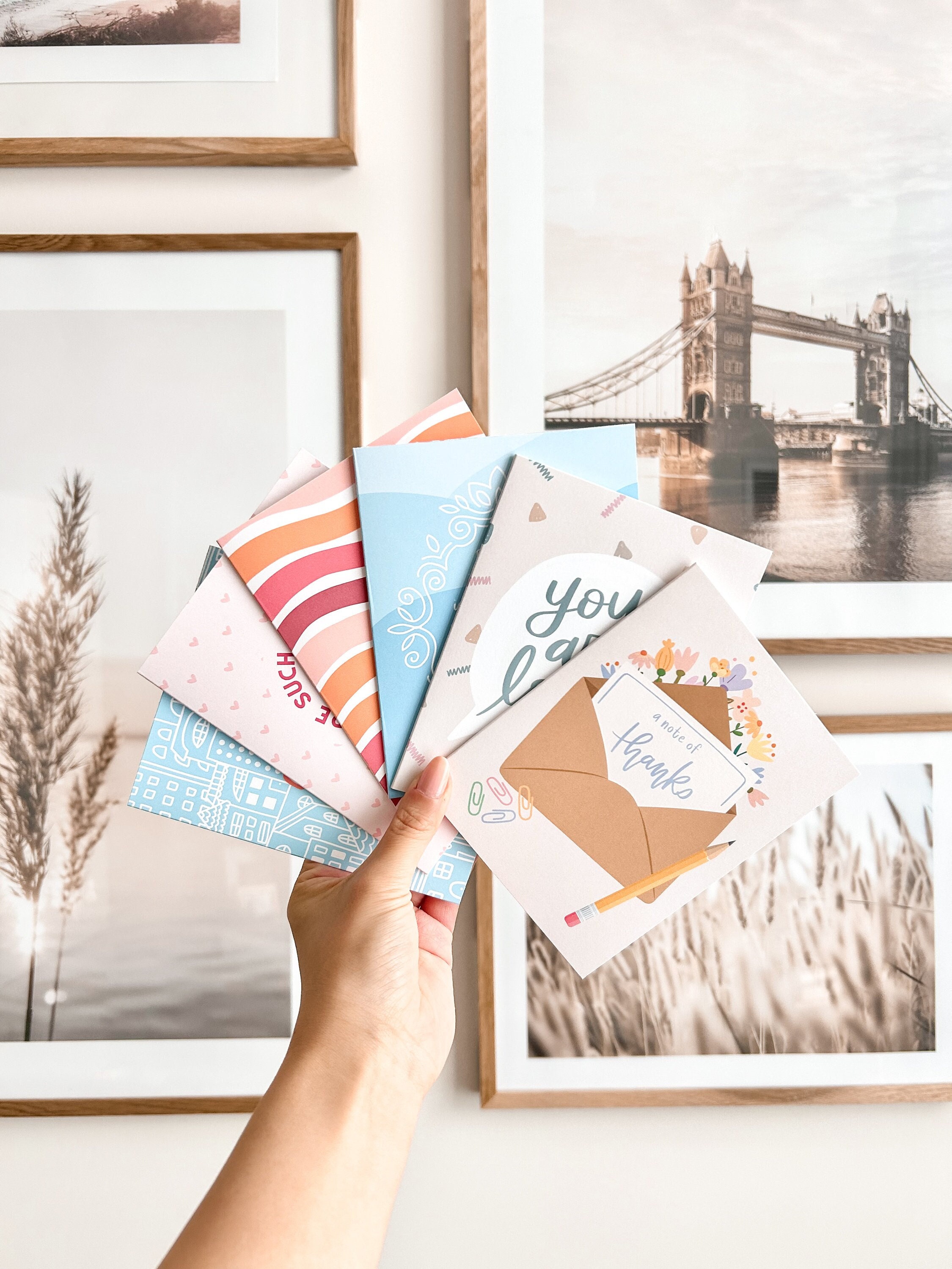Mix And Match Card Bundle |  Cute Greeting Cards, Aesthetic Greeting Cards, Mix Any Card In The Shop, Envelope Included, Blank Inside