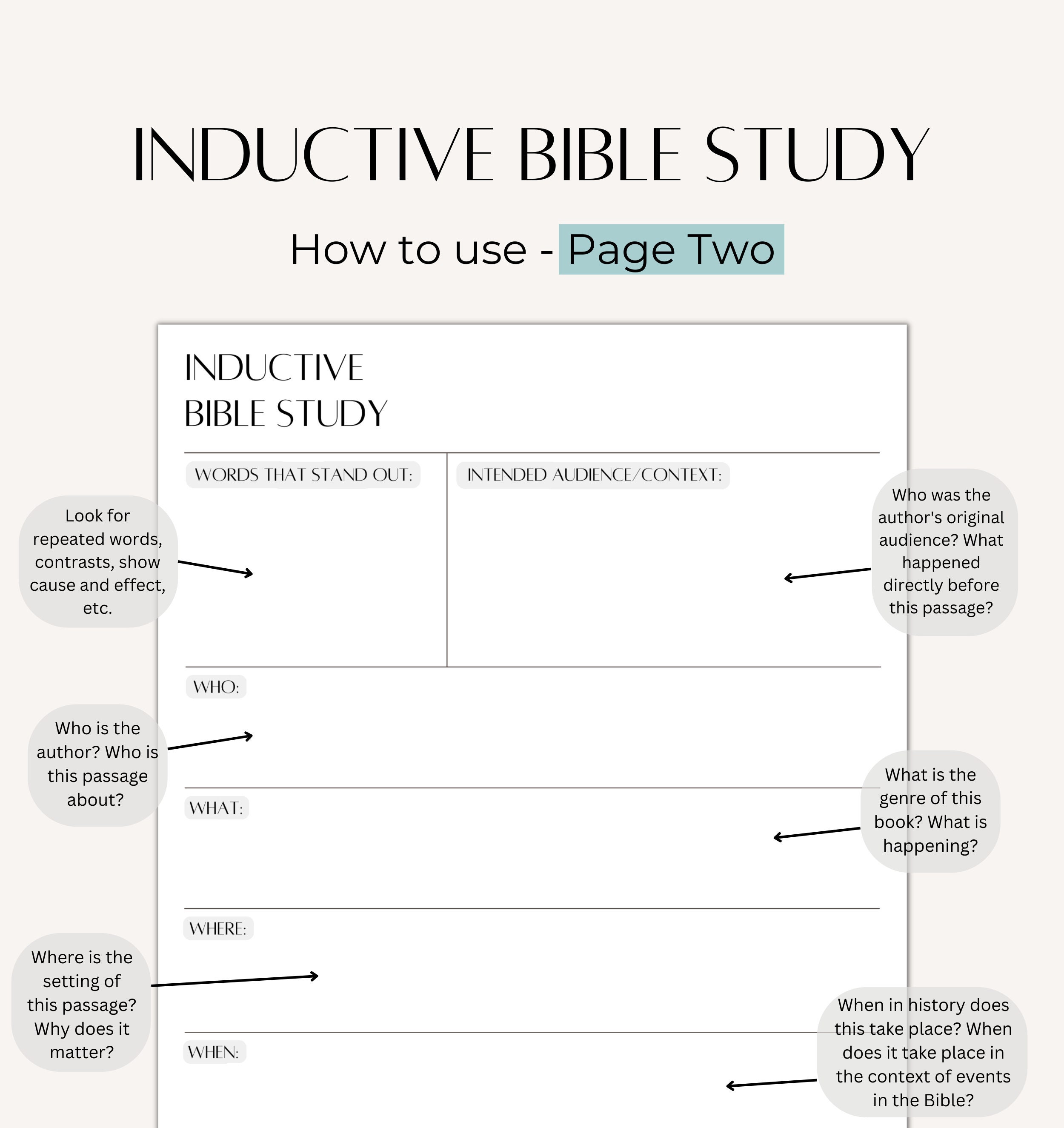 inductive-bible-study-template-worksheet-scripture-bible-etsy