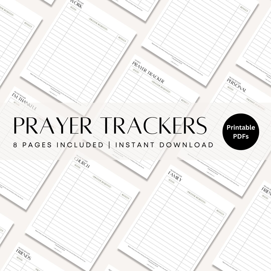 Prayer Tracker Templates Prayer Journal Prayer Challenge Etsy prayer-tracker-templates-prayer-journal-prayer-challenge-etsy
