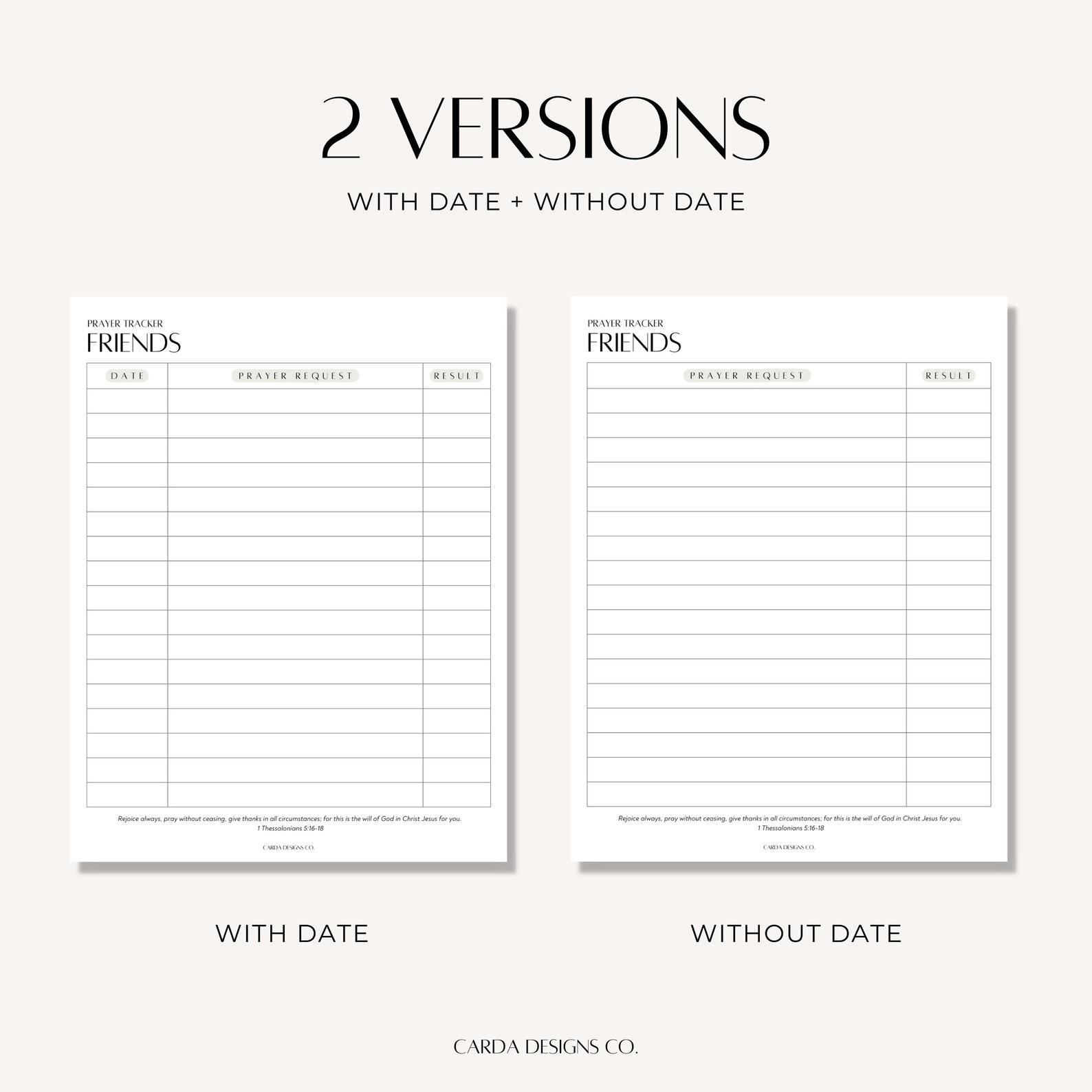 Prayer Tracker Templates Prayer Journal, Prayer Challenge With ...